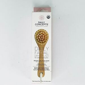 Daily Concepts Daily Facial Dry Brush Beechwood Exfoliate Polish NIB